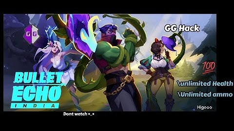 Bullet echo (game guardian) hack unlimited bullets & health by Higooo