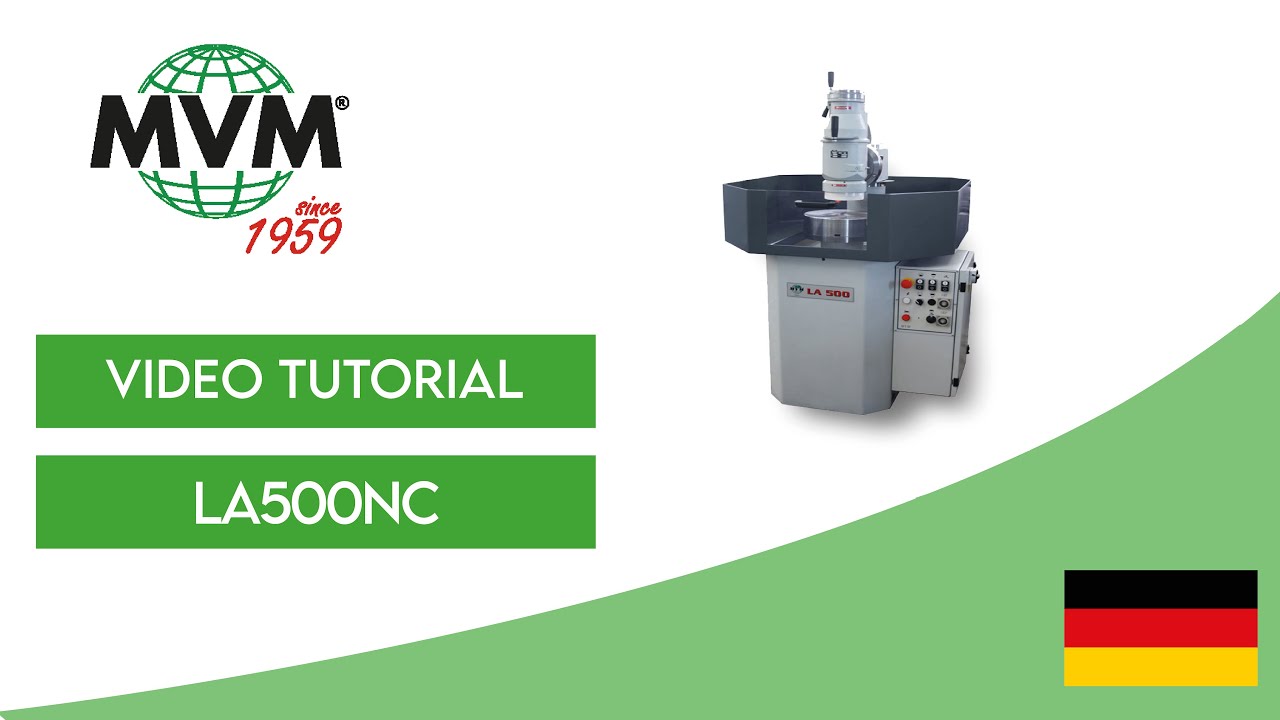 Video Tutorial LA500 NC - Tedesco