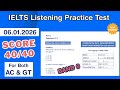IELTS Listening Practice Test 2025 With Answers 06.01.2026 - Test #196