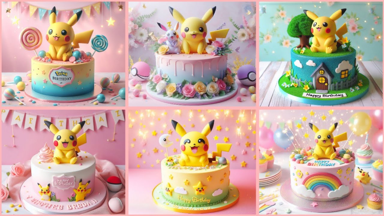 Pikachu birthday cake