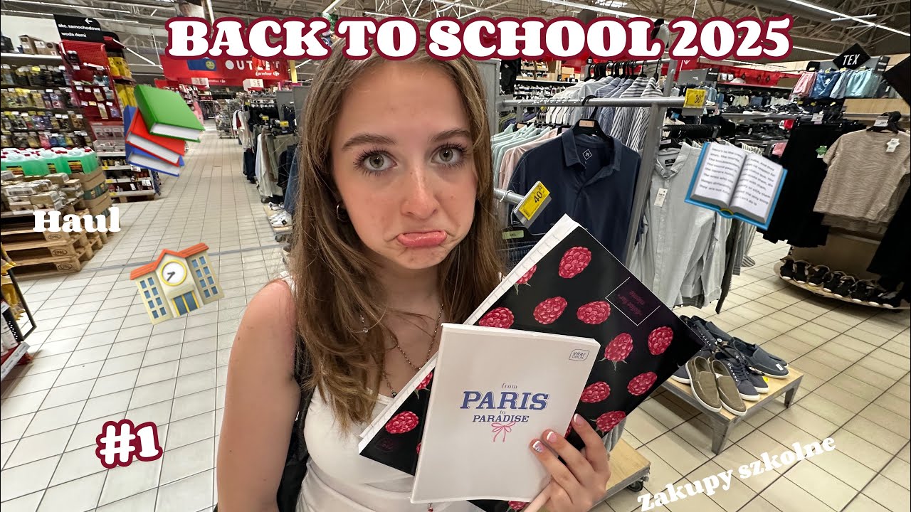 BACK TO SCHOOL 2025 #1 robie zakupy na nowy rok szkolny🥲