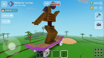 Block Craft 3D: Building Simulator Games For Free Gameplay#2391 (iOS & Android)| Skating Siren Head