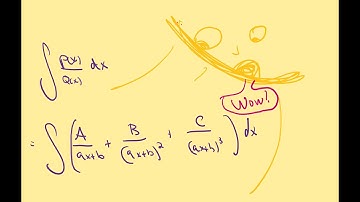 Calcul intégral : 8.3 - Décomposition en fractions partielles (cas 2)