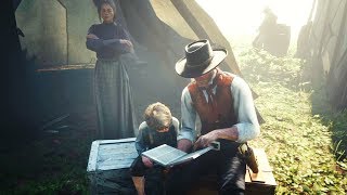 RDR2: Hosea & Abigail Teaching Jack Reading