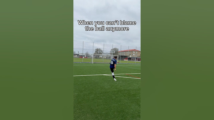 When you can’t blame the ball anymore… 😅