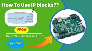 How to use IP Blocks(Vivado )  | FPGA | Verilog HDL |  #ece  #fpga