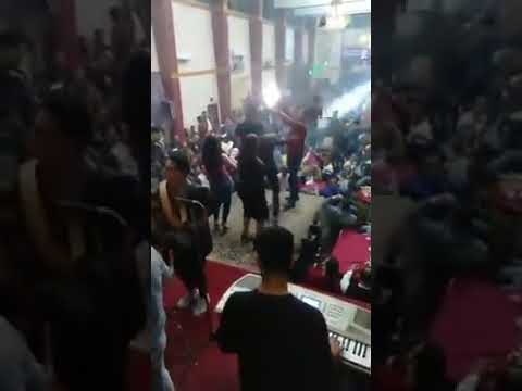 خمور ورقص خليع في حفلة بمركز شباب دمياط الرياضى