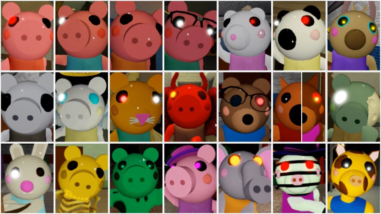 Roblox Piggy All Characters Drawing