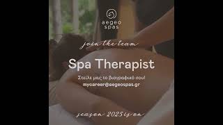 Season 2025 Loading - Spa Therapist