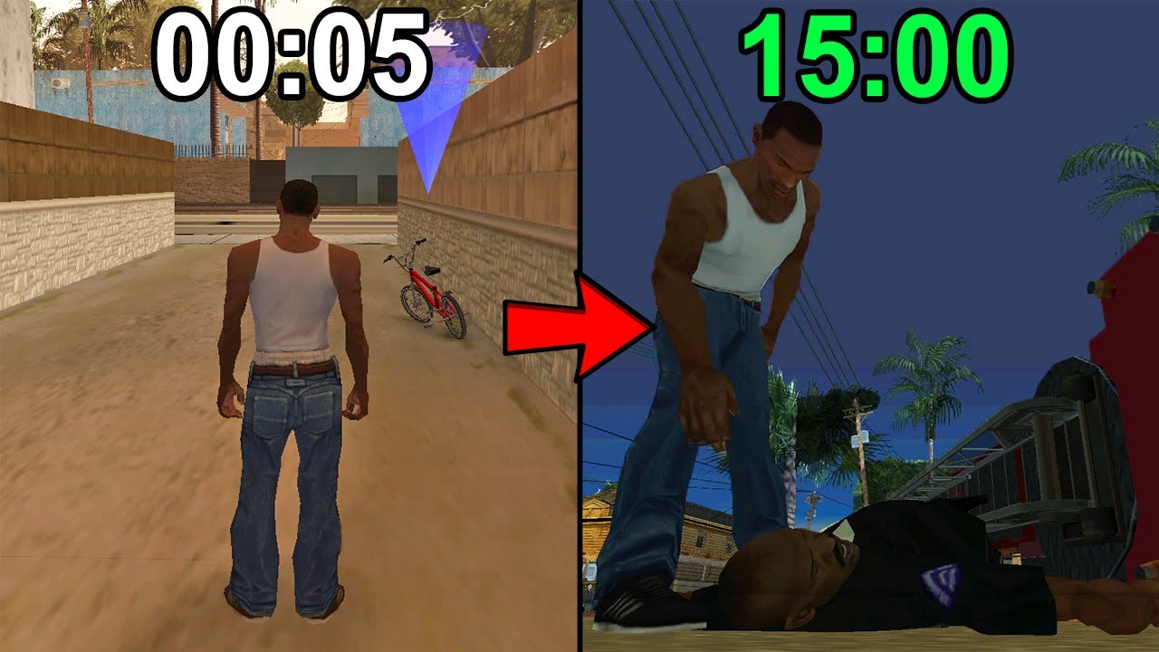 Me Pasé el GTA San Andreas en 15 Minutos (Sin Trucos)