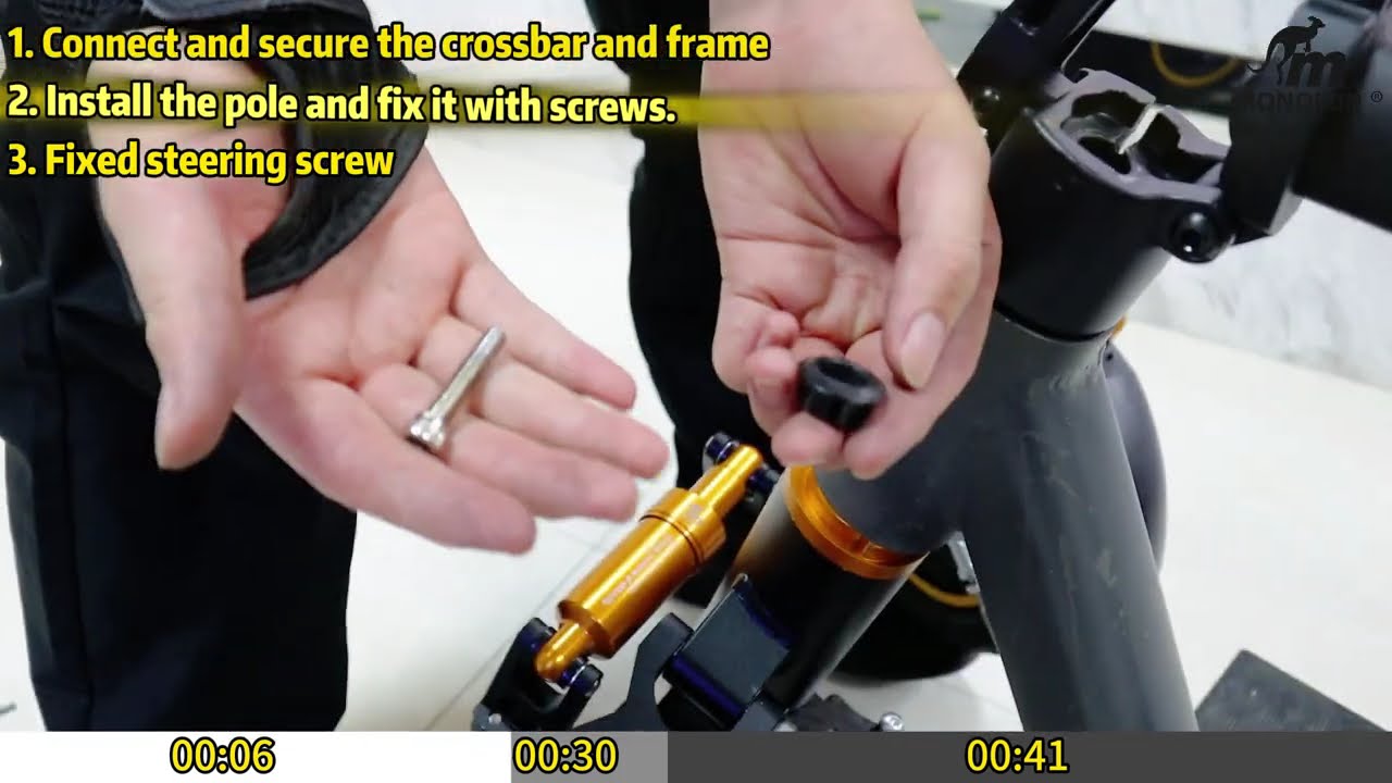 Monorim X3max  Mount guide for Segway G30/G2 all series three wheels/motor construction kits.