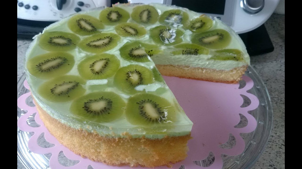 Thermomix® TM31® / TM5® - Waldmeister Kiwi Torte - YouTube