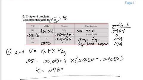 Thermodynamics - Final Exam Review - Chapter 3 problem