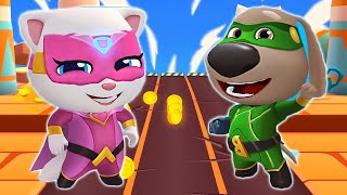 Talking Tom Hero Dash - All additional missions - Angela, Hank - Gameplay (Android, iOS)