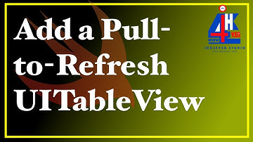 Add a Pull to Refresh Feature in Your UITableView Using Swift with a couple line of code.