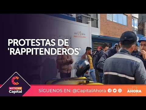 Domiciliarios de Rappi protestaron ante oficinas de la empresa por falta de pagos