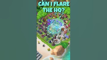 2 SKY SHIELDS! Can I FLARE the HQ? - BOOM BEACH gameplay, attack strategy & animation