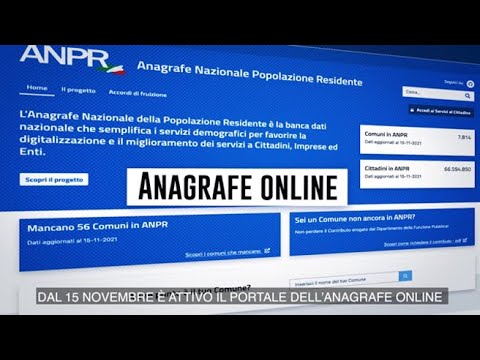 Anagrafe digitale al via, certificati gratis da casa: come funziona -