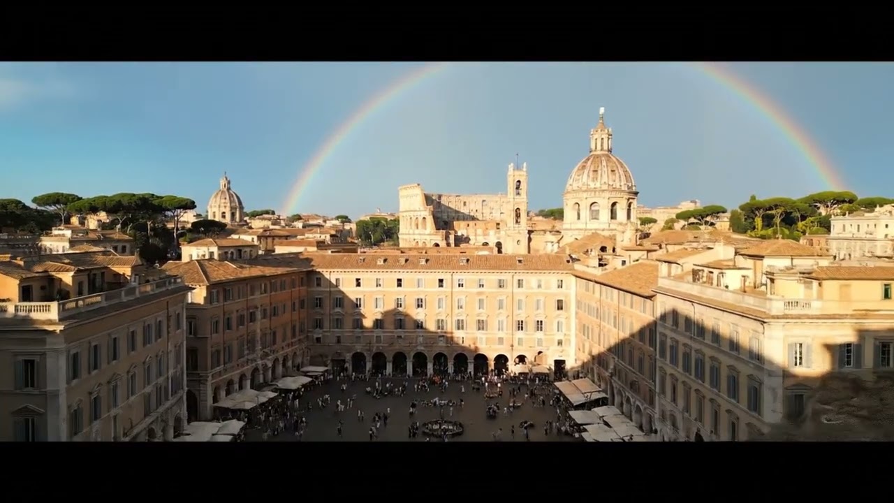 Rome in 4K drone view 🛫 Colosseum & Vatican from above 🔥 The Eternal City closer than ever!