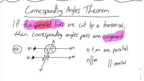 Geometry 3.2 Notes Video
