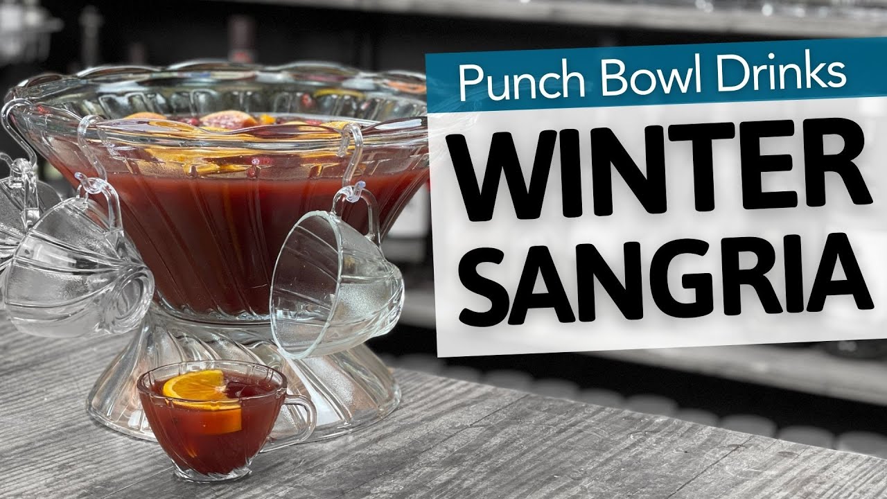 Winter Sangria Cocktail Recipe for a Crowd