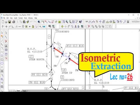 SP3D Training | Lecture 26 | Details Video on Isometric Extraction #sp3d 