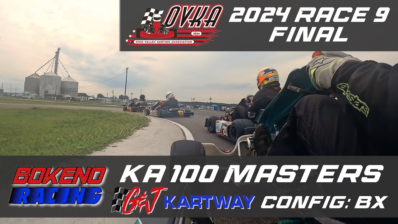 OVKA 2024 | Race 9 | Final | G&J Kartway (BX) | KA100 Masters | Bokeno ...