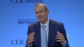 Chevron CEO Mike Wirth at CERAWeek 2025