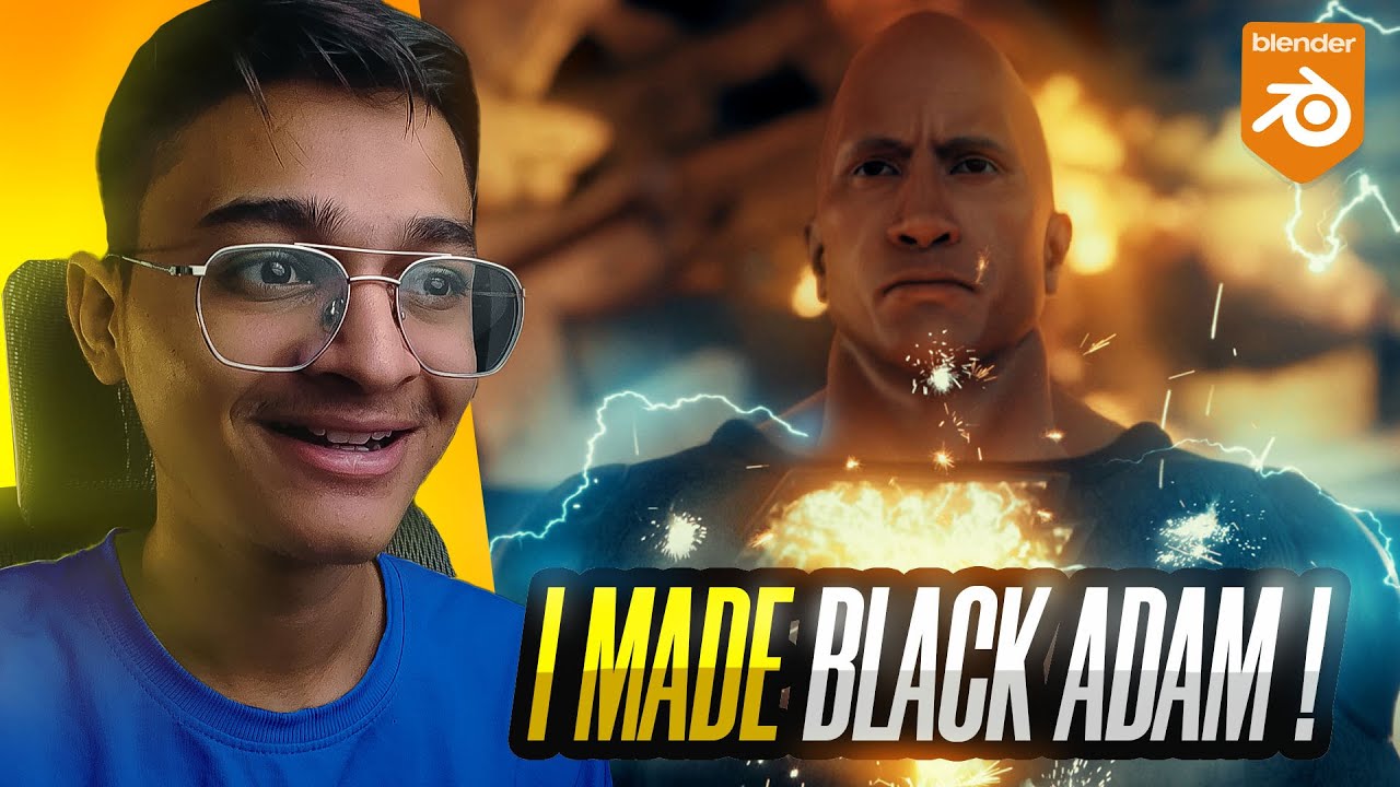 I Spent 30 Days Creating Black Adam In Live Action! blender