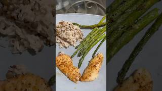 Instant Pot Lentils and Rice!! Perch and Baked Asparagus!!