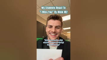 My students react to “I Miss You” by Blink 182 #emo #blink182 #teacher #teacherlife