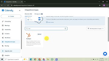 How To Integrate Calendly With HubSpot
