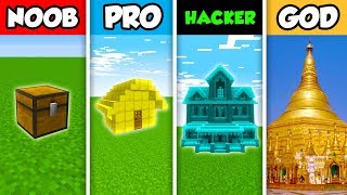 Noob Vs Pro Vs Hacker Vs God Family Treasure House In Minecraft Animation Minecraftvideos Tv