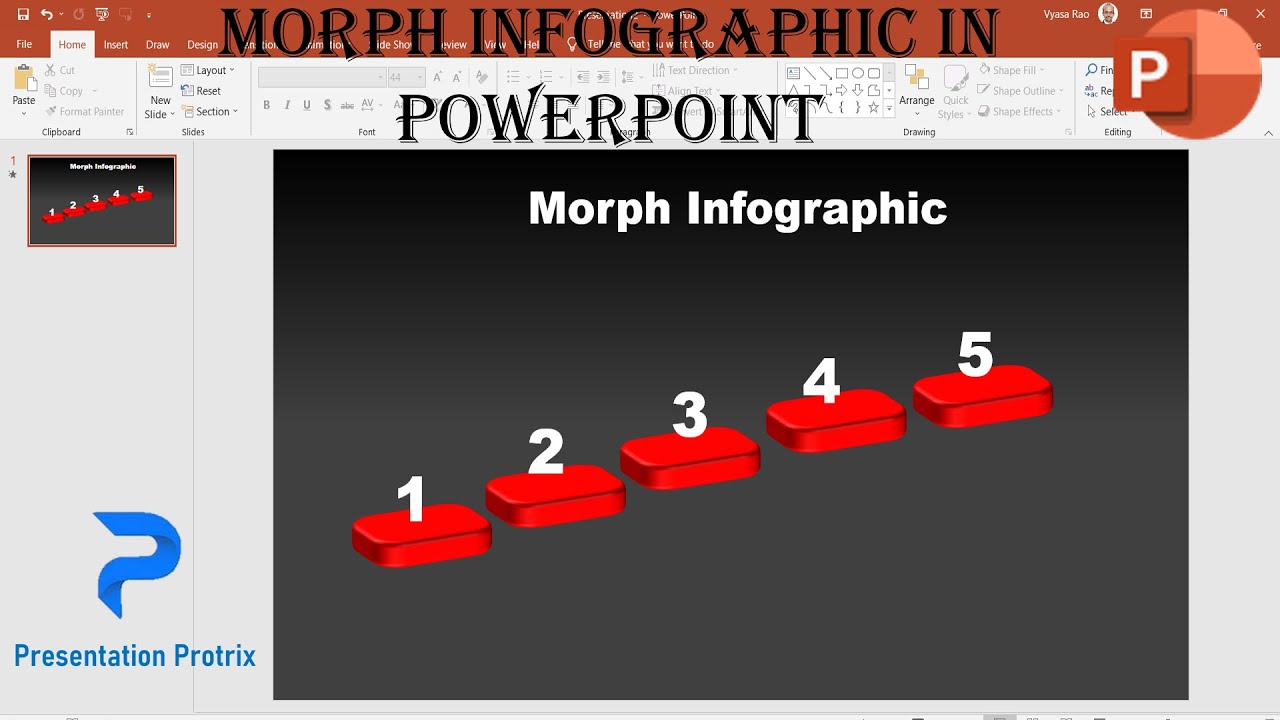 Learn to create Morph infographic in Powerpoint YouTube