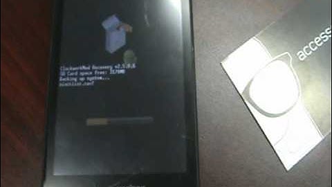 Motorola Droid X 2.2 Root And Overclock creating a Backup Part 2 By AccessoryGeeks