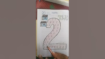 Trace the number (2)