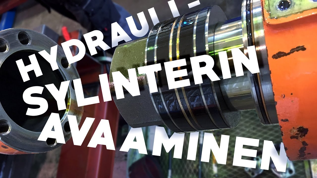 Hydraulisylinterin avaaminen