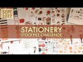 Stationery Stockpile Challenge | September 2022 | Collab with Daksina