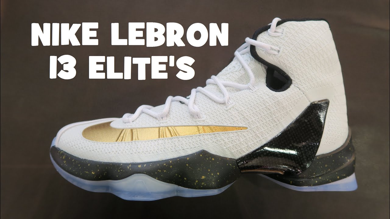 lebron 13 elite gold