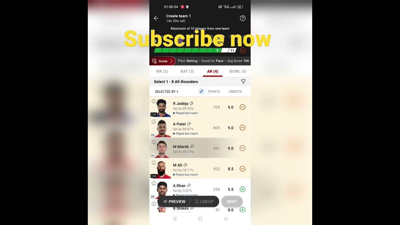 CSK vs DC dream11 prediction dream team. private contest available join ...