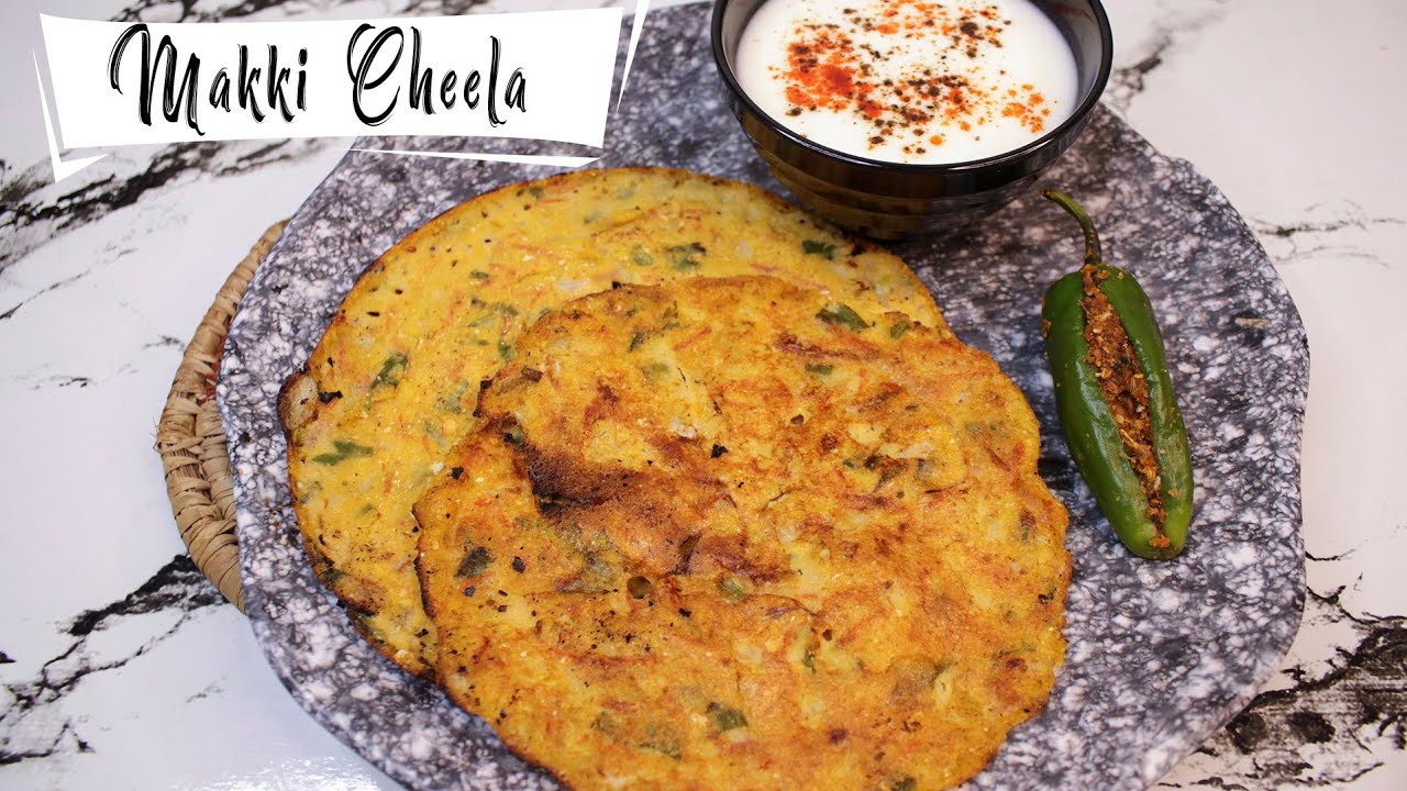 Makki Ka Chilla Recipe | Corn Chilla | Cheela Recipe | Makki Ke Atte ka Chilla | Instant Corn Cheela | Healthy Kadai