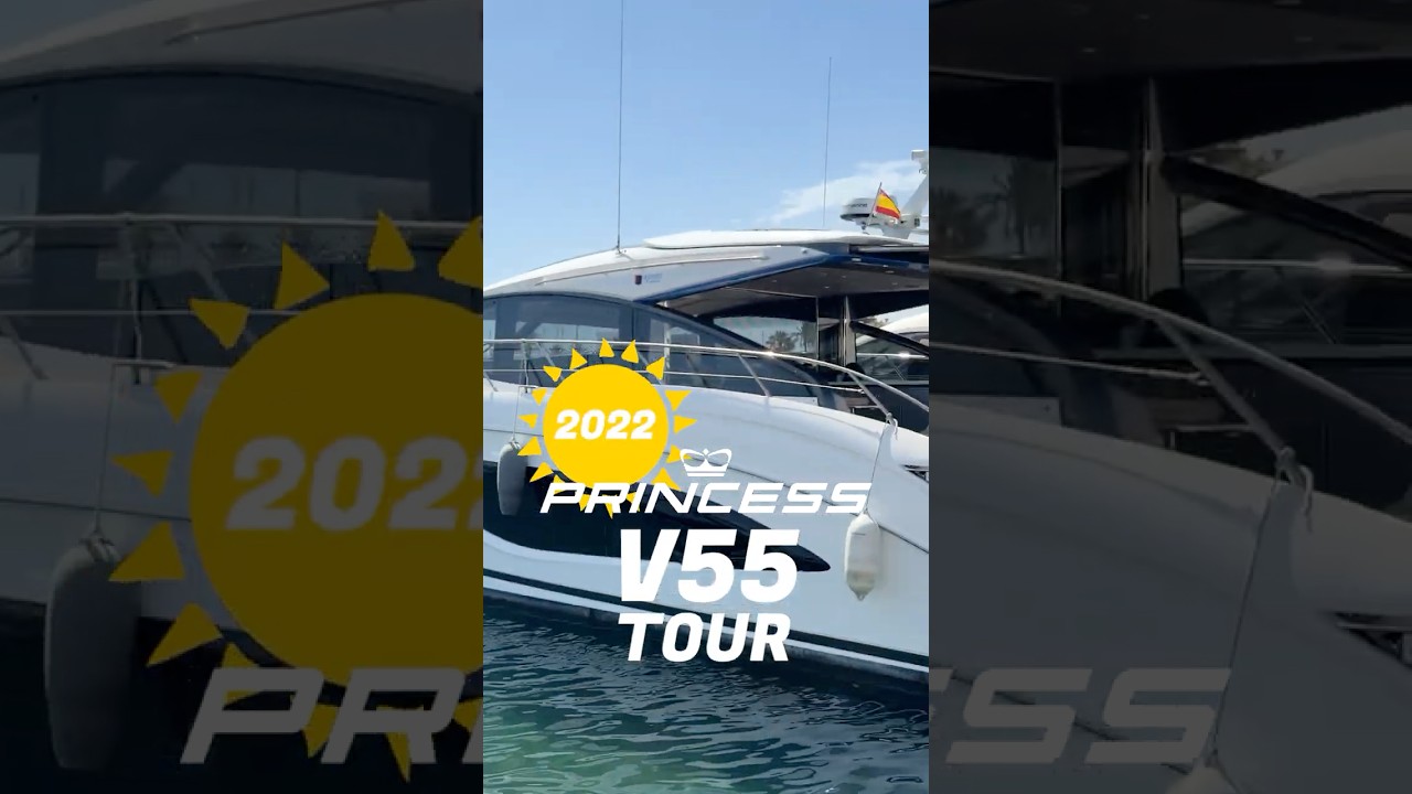 ⁣Is this 2022 Princess V55 our highest-rated boat yet?? 🛥️