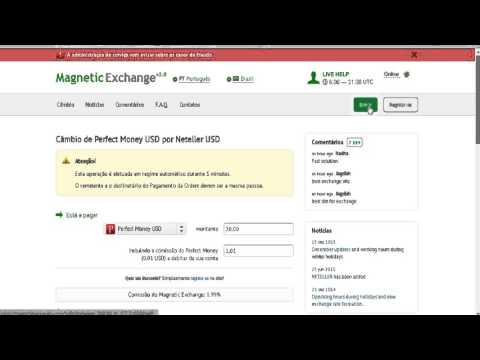 Magnetic Exchange site de trocas de moedas muito bom e confiavel