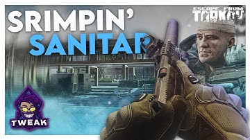 HOW TO KILL SANITAR USING ONLY A SR1MP PISTOL | Escape from Tarkov Shoreline Raid Highlight | TweaK