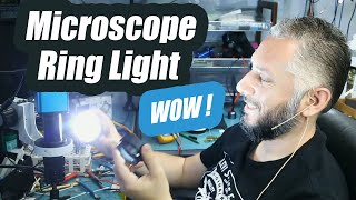 Awesome Microscope Camera 96 LED Ring Light Review - Super bright shadow free Compared to Amscope. screenshot 3