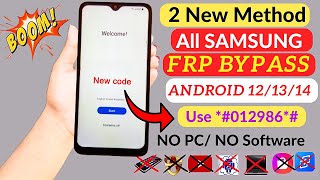 : All Samsung 2024 FRP Bypass Code | Android 12/13 | Remove Google Account | No TalkBack | No Adb Fail