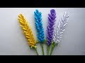 DIY: How to Make Lavender Paper Flower!!! Easy Lavender Flower for Bigginers Making!!!