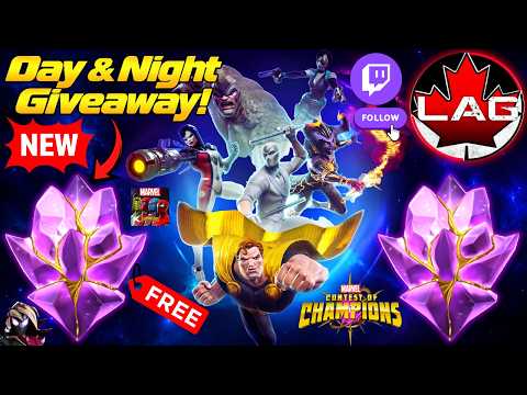 📢ENTER THE GIVEAWAY! | Free 7-Star Day & Night Ascension Crystals | Follow Lagacy99 On Twitch | MCOC