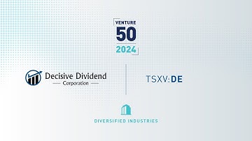 Decisive Dividend Corporation (TSXV:DE) | 2024 TSX Venture 50™