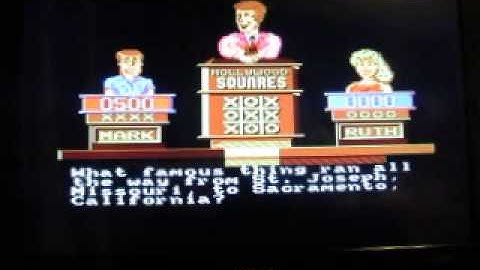 Hollywood Squares NES Run: Game 2